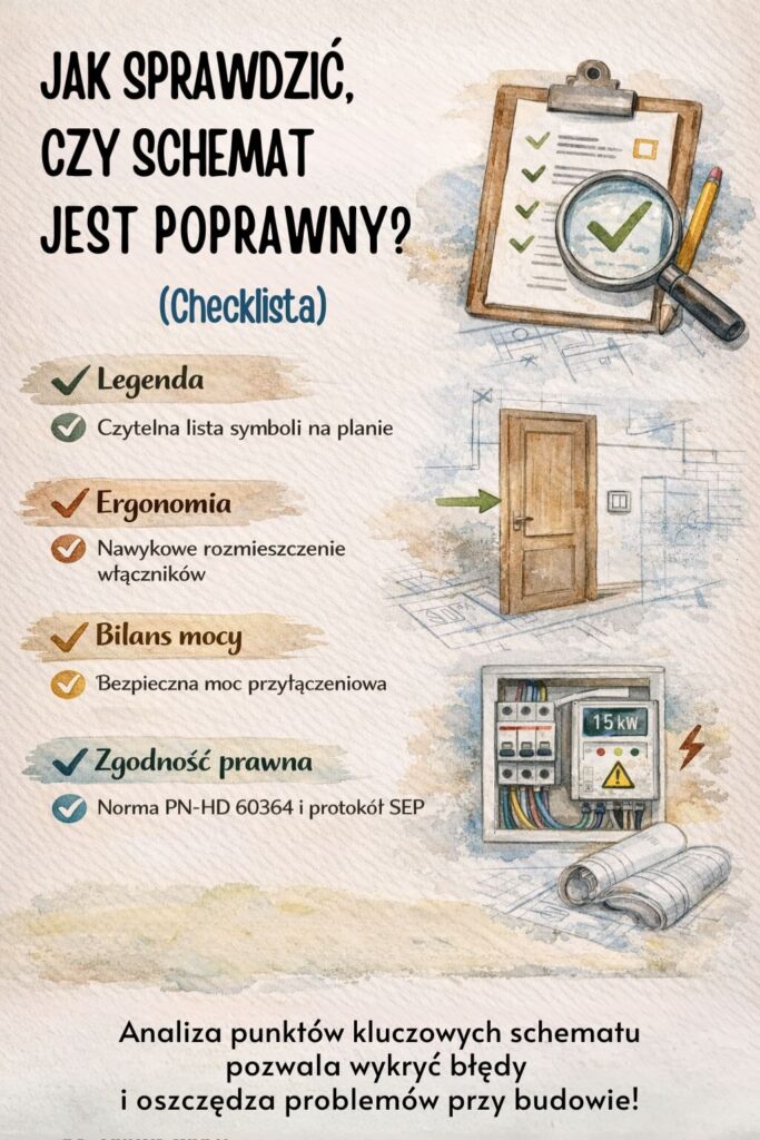 checklista na poprawny schemat elektryczny