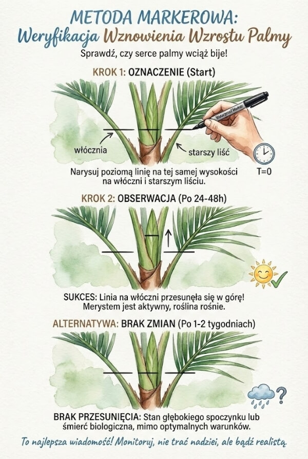 Uschnięta palma – jak uratować i wznowić wzrost