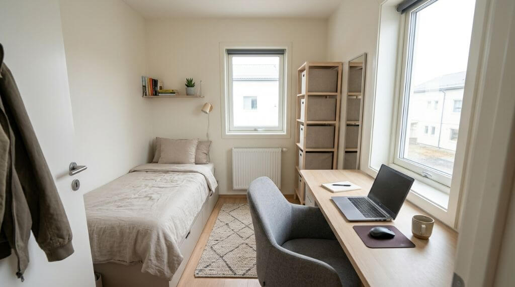 Jak urządzić pokój 2x3? Ustawienie biurka pod oknem