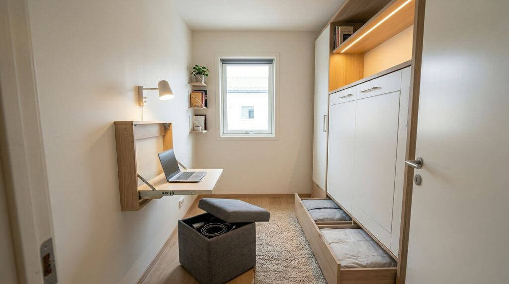 Jak urządzić pokój 2x3? Wybór mebli wielofunkcyjnych 