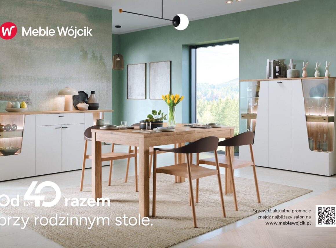 Od&nbsp;40 lat razem w&nbsp;sercu rodzinnych chwil. Jak marka Meble Wójcik łączy pokolenia przy wspólnym stole?