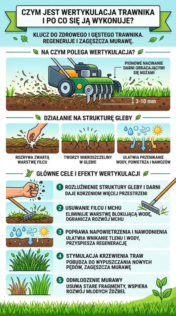 Wertykulacja trawnika - co to i co daje?