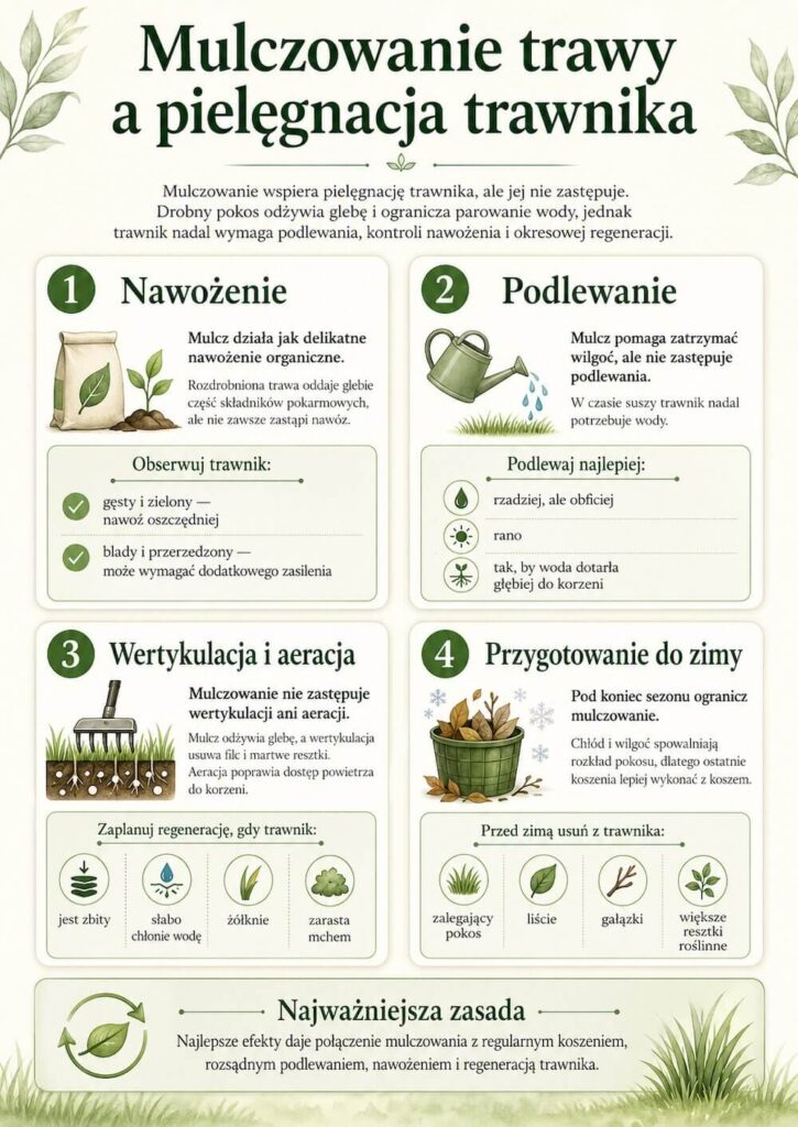 Mulczowanie trawy a pielęgnacja trawnika