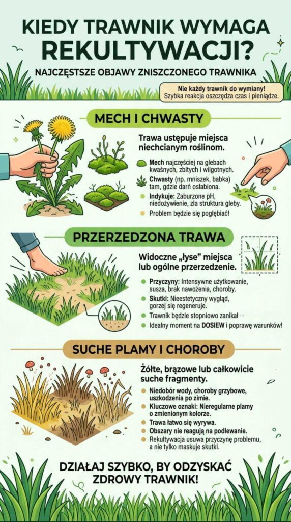 Rekultywacja trawnika - kiedy jest potrzebna?
