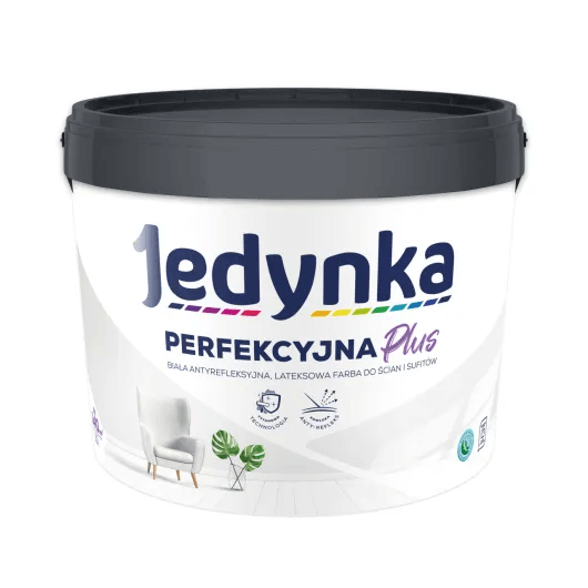 Jedynka Perfekcyjna Plus farba do szybkiego i estetycznego odświeżenia ścian
