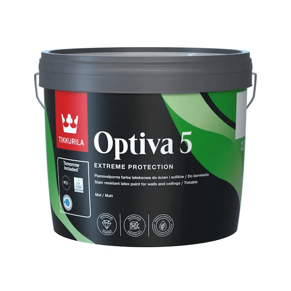 Tikkurila Optiva 5 matowa farba do eleganckich i spokojnych wnętrz
